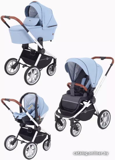 

Универсальная коляска Rant Flex 2022 RA071 (3 в 1, pacific blue)