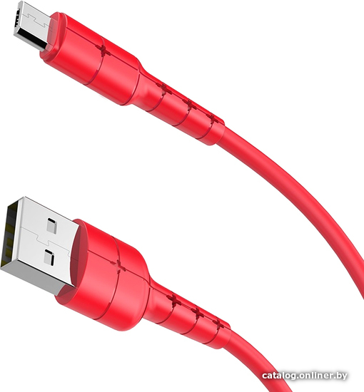 

Кабель Hoco X30 USB Type-A - microUSB (1.2 м, красный)