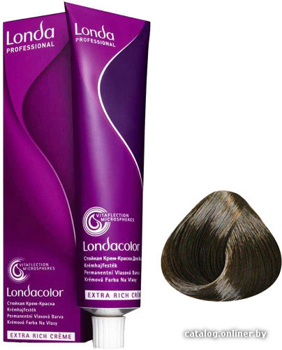 

Крем-краска для волос Londa Londacolor 5/73 светлый шатен коричнево-золотой
