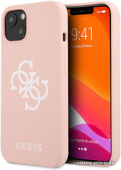 

Чехол для телефона CG Mobile Guess для iPhone 13 mini GUHCP13SLS4GWPI