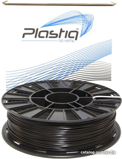 

Пластик PlastiQ PLA 1.75 мм 900 г (черный)