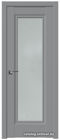 

Межкомнатная дверь ProfilDoors 2.35U 90x200 (манхэттен, стекло Франческа кристалл)