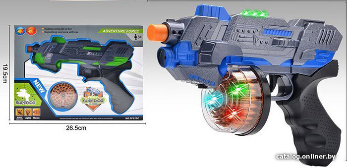 

Бластер игрушечный Bolalar RF227C