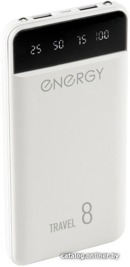 

Внешний аккумулятор Energy Travel 8000mAh (белый)