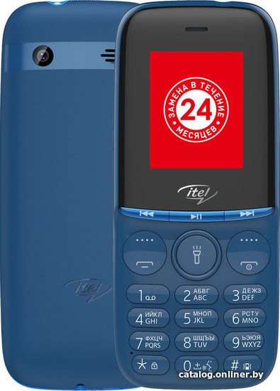 

Кнопочный телефон Itel IT2320 (синий)