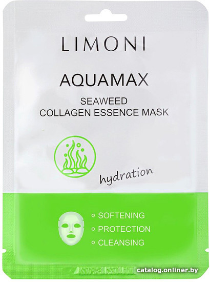 

Limoni Маска для лица тканевая Seaweed Collagen Essence Mask 23 г