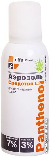 

Elfa Pharm Panthenol №1 для регенерации кожи с соком алое вера 150 мл