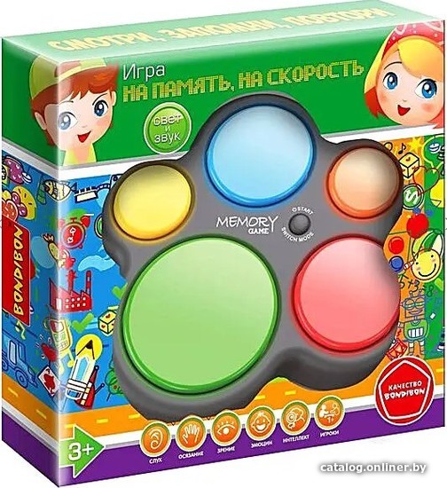 

Развивающая игра Bondibon На память, на скорость ВВ5888