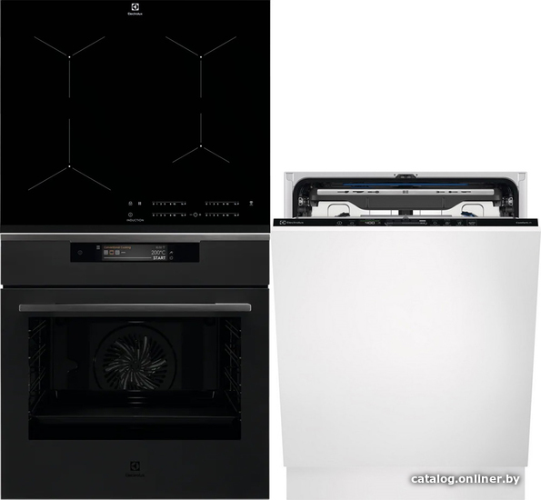 

Комплект встраиваемой техники Electrolux KOEAP31WT + EIT61443B + KECB8300L