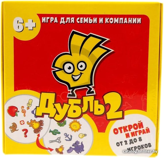 

Настольная игра Дубль 2 (красный)