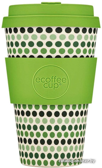 

Многоразовый стакан Ecoffee Cup Green Polka 0.40л