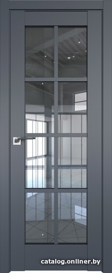 

Межкомнатная дверь ProfilDoors 101U 80x200 (антрацит/стекло прозрачное)