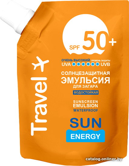

Эмульсия солнцезащитная Sun Energy Для загара водостойкая SPF50+ 90 мл