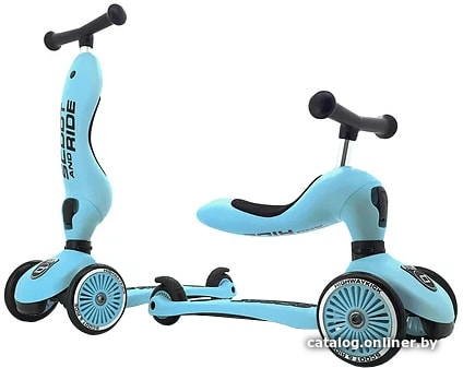 

Трехколесный самокат Scoot & Ride Highwaykick 1 (blueberry)