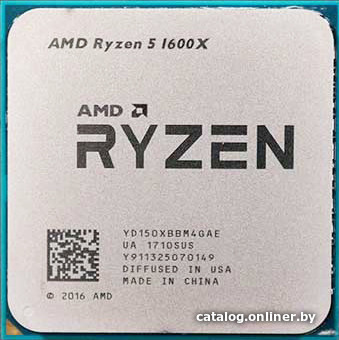 

Процессор AMD Ryzen 5 1600X