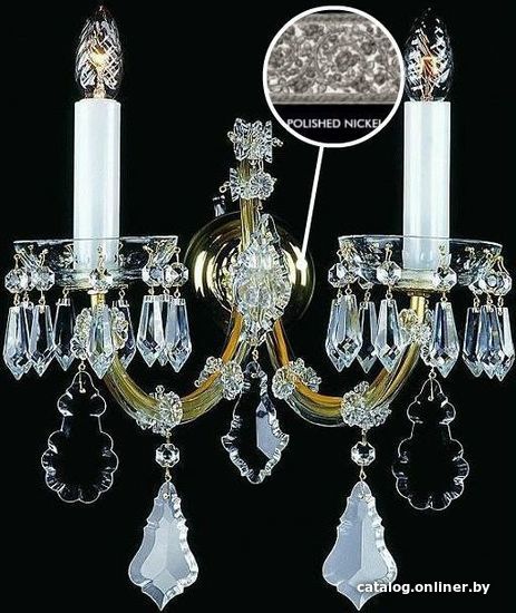 

Бра ArtGlass Maria Terezia 9 Vachtle Nickel Ce