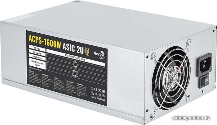 

Блок питания AeroCool ACPS-1600W ASIC 2U