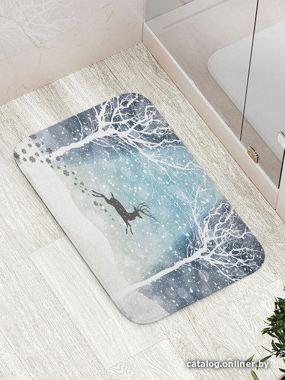 

Коврик для ванной JoyArty Олений след bath_5647