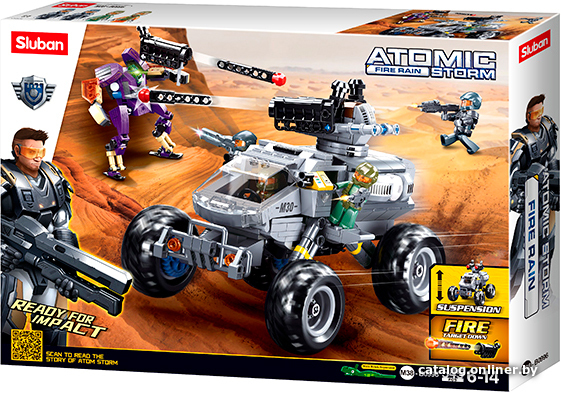 

Конструктор Sluban Atomic Storm M38-B0996