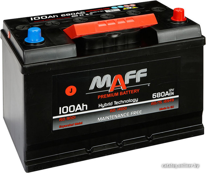 

Автомобильный аккумулятор MAFF Premium Japan R+ (100 А/ч)