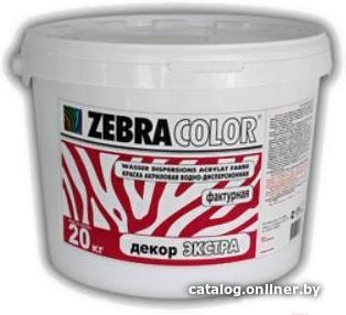 

Краска Zebracolor Декор Экстра 15кг (белый)