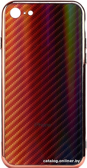 

Чехол для телефона EXPERTS Aurora Glass для Apple iPhone 7 Plus 5,5" (красно-черный)