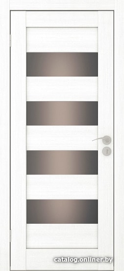 

Межкомнатная дверь IstokDoors Горизонталь-2 ДЧ 60x200 (ясень белый/стекло бронза)