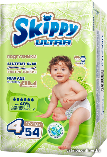 

Подгузники Skippy Ultra 3 (54 шт)