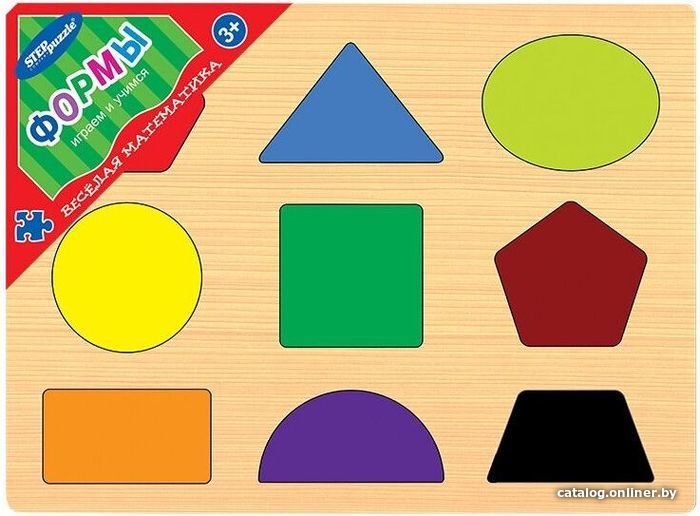 

Развивающая игра Step Puzzle Веселая математика. Формы 89207