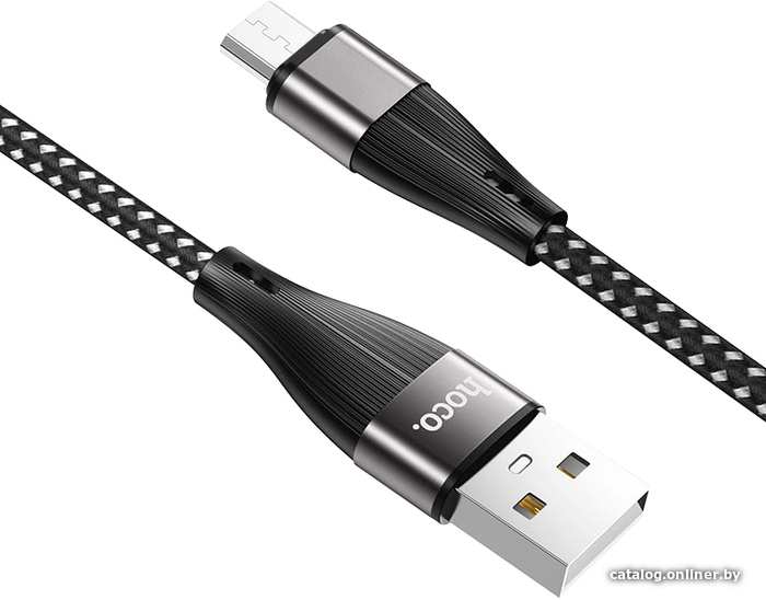 

Кабель Hoco X57 Blessing USB Type-A - MicroUSB (1 м, черный)