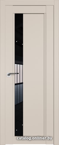 

Межкомнатная дверь ProfilDoors 2.71U 70x200 (санд/стекло черный триплекс)