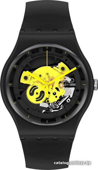 

Наручные часы Swatch Bioceramic SO32B111 Time To Yellow Big