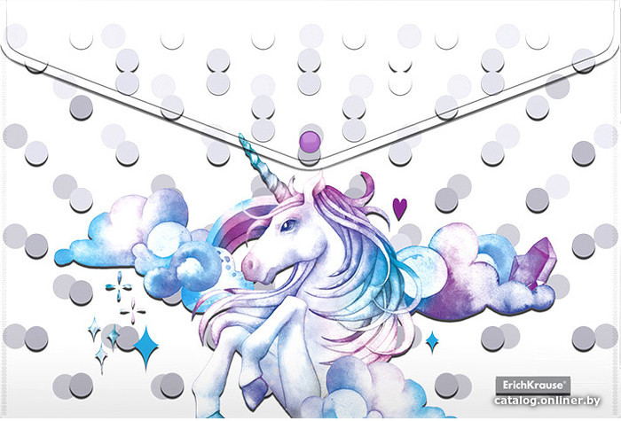 

Папка-конверт Erich Krause Dream Unicorn 55319