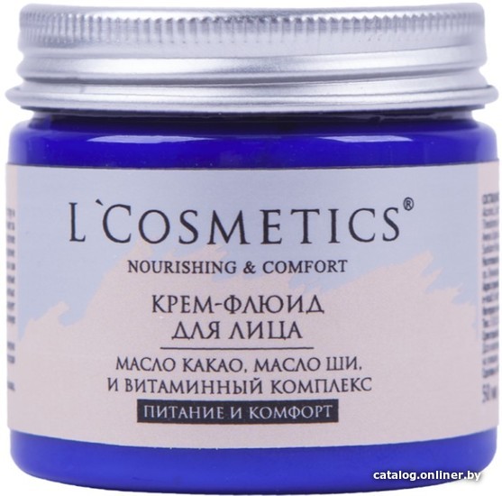 

L'Cosmetics Крем для лица Питание и комфорт с маслом какао ши и витаминным комплексом 50 мл