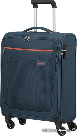

Чемодан-спиннер American Tourister Sunny South Navy (4 колеса) 55 см