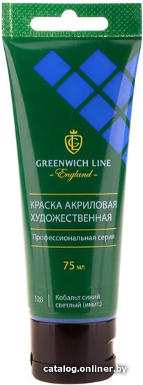 

Акриловая краска Greenwich Line AP_24128 (75 мл, кобальт синий светлый)