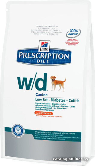 

Сухой корм для собак Hill's Prescription Diet Canine w/d with Chicken 1.5 кг