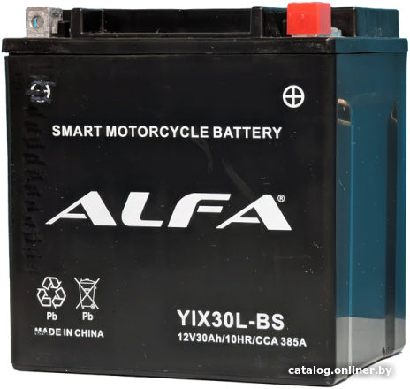 

Мотоциклетный аккумулятор ALFA YIX30L-BS (30 А·ч)