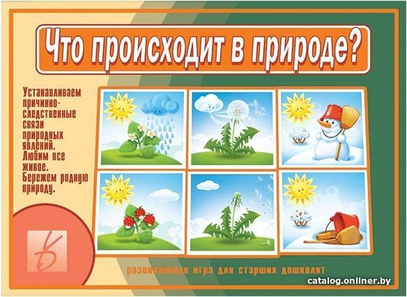 

Развивающая игра Бурдина Что происходит в природе Д-510