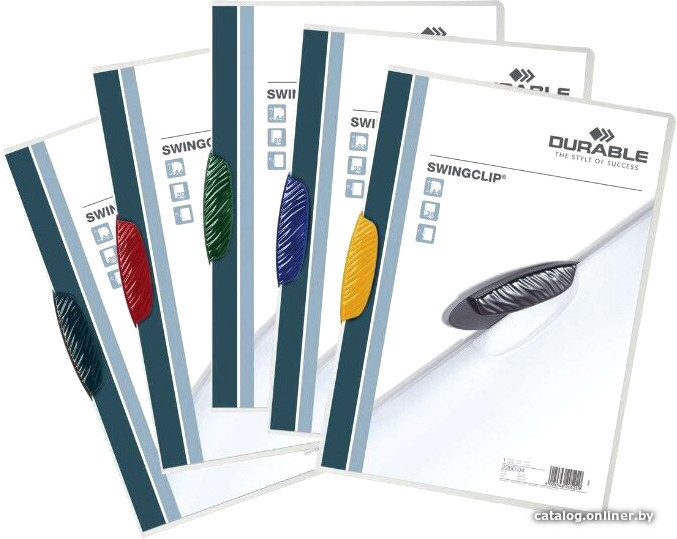 

Папка для бумаг Durable Swingclip 226000 (ассорти)