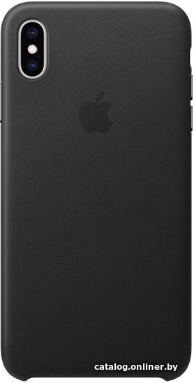 

Чехол для телефона Apple Leather Case для iPhone XS Max Black