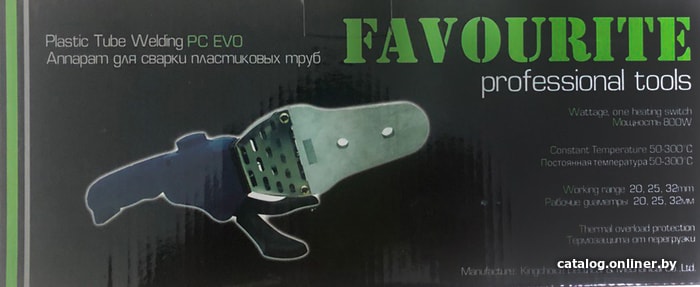 

Аппарат для сварки труб Favourite PC EVO 3108