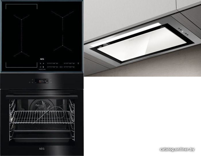 

Комплект встраиваемой техники AEG BPE742380B + IKE64441FB + Elica Hidden 2.0 IXGL/A/60