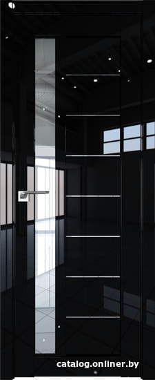 

Межкомнатная дверь ProfilDoors 37L 70x200 (черный люкс, стекло прозрачное)
