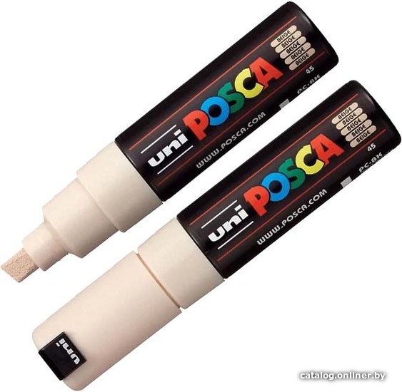 

Маркер художественный UNI Mitsubishi Pencil Posca 8 мм PC-8K BEIGE (бежевый)