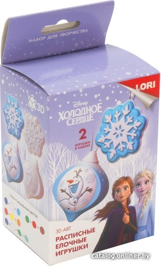 

Набор для рисования Lori Расписные елочные игрушки Disney Олаф Ирд-013