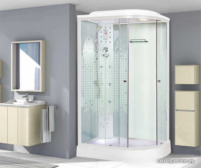 

Душевая кабина Niagara NG-303-01LN 120x80x220 (мозаика стекло, левая)