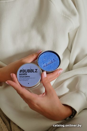 

Твердый шампунь BUBBLZ Василек 65 г