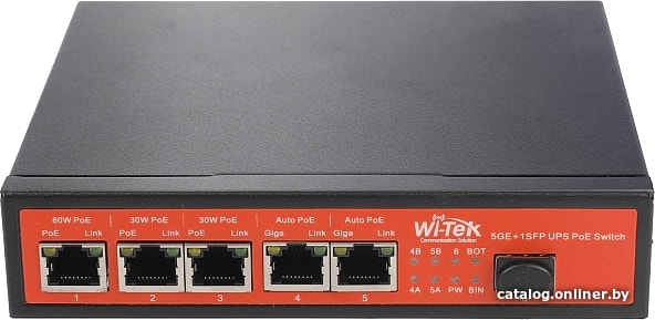 

Неуправляемый коммутатор Wi-Tek WI-PS306GF-UPS