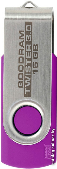 

USB Flash GOODRAM Twister Purple 16GB [PD16GH2GRTSPR9]